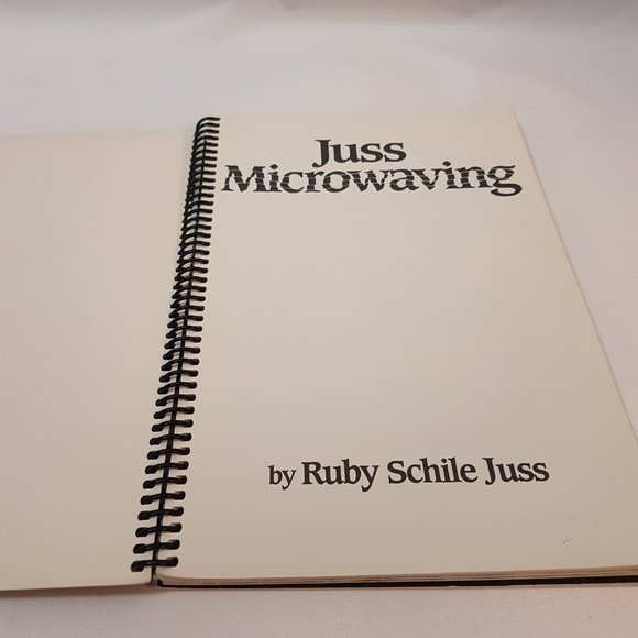 Vintage JUSS MICROWAVING Cookbook Volume 1 by Ruby Juss Black Cover - Picture 8 of 16
